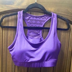 Like New - M Purple Zyia sports bra
